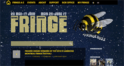 Desktop Screenshot of montrealfringe.ca